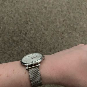 Stainless steel mesh Fossil watch Adjustable strap